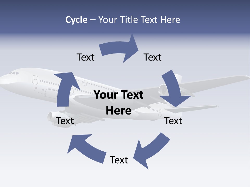Planes Painting Deliver PowerPoint Template