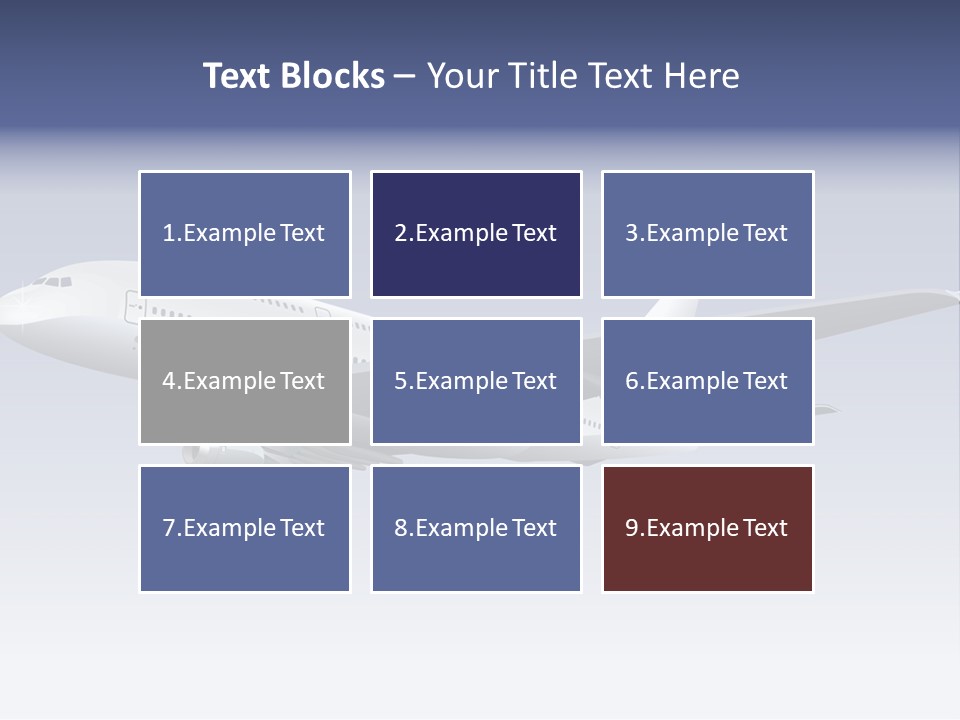 Planes Painting Deliver PowerPoint Template