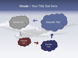 Planes Painting Deliver PowerPoint Template