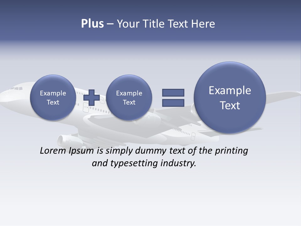 Planes Painting Deliver PowerPoint Template