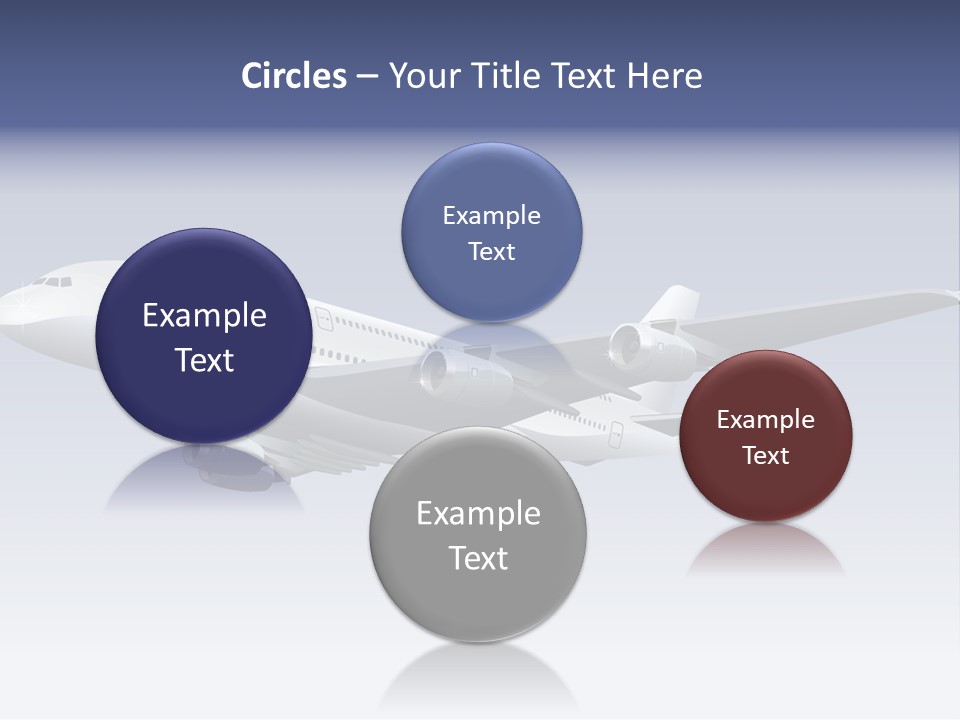 Planes Painting Deliver PowerPoint Template