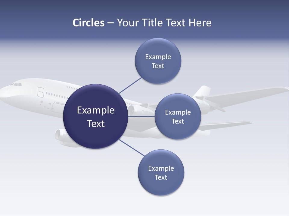 Planes Painting Deliver PowerPoint Template