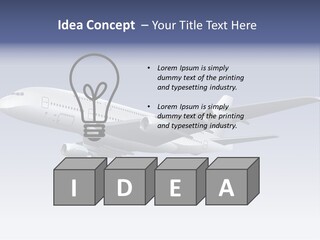 Planes Painting Deliver PowerPoint Template