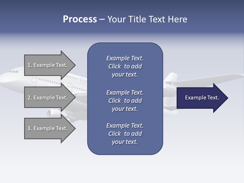 Planes Painting Deliver PowerPoint Template
