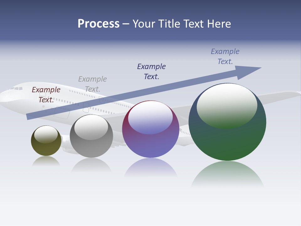 Planes Painting Deliver PowerPoint Template