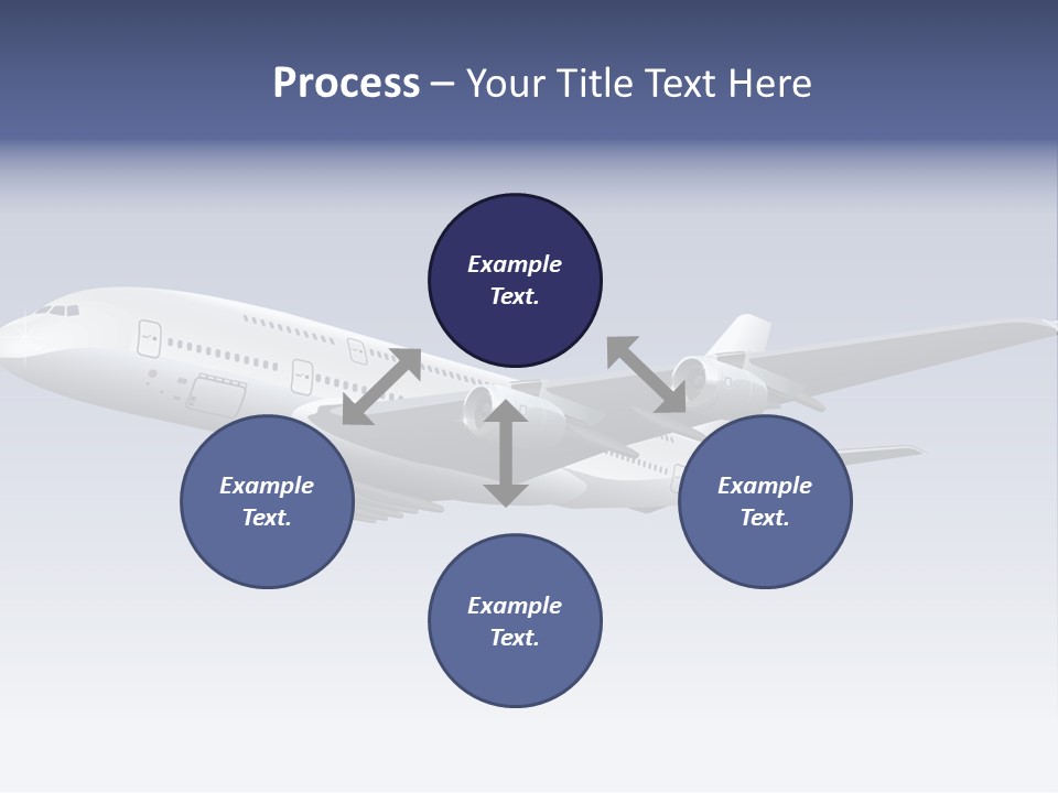 Planes Painting Deliver PowerPoint Template