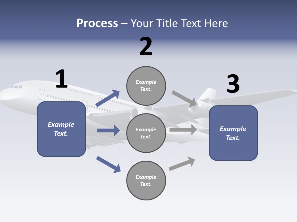 Planes Painting Deliver PowerPoint Template