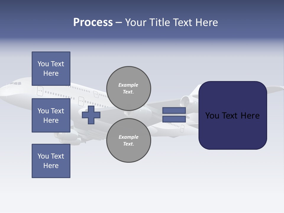 Planes Painting Deliver PowerPoint Template