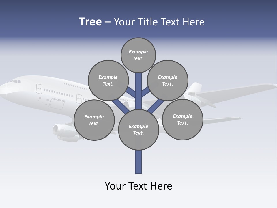 Planes Painting Deliver PowerPoint Template