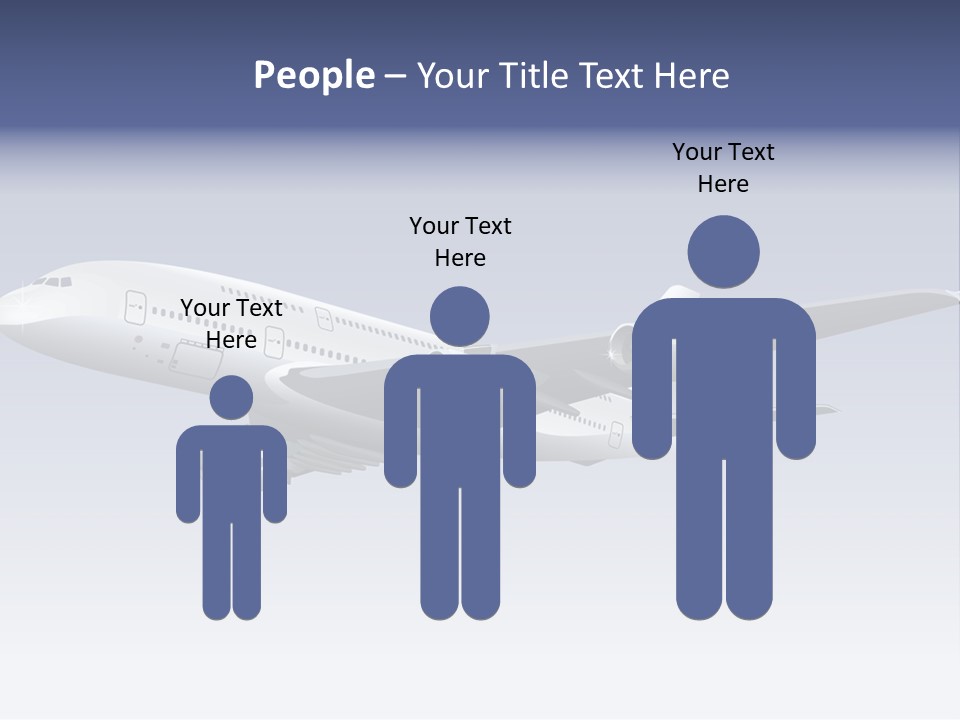Planes Painting Deliver PowerPoint Template