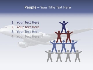 Planes Painting Deliver PowerPoint Template