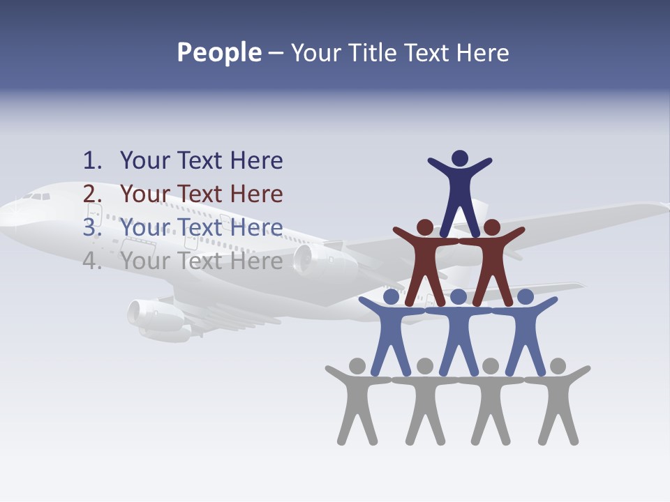 Planes Painting Deliver PowerPoint Template