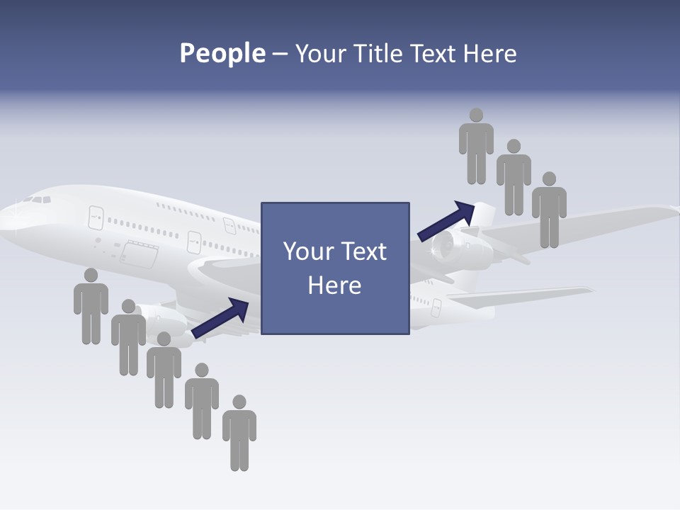 Planes Painting Deliver PowerPoint Template