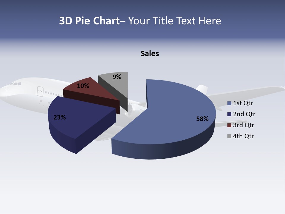 Planes Painting Deliver PowerPoint Template
