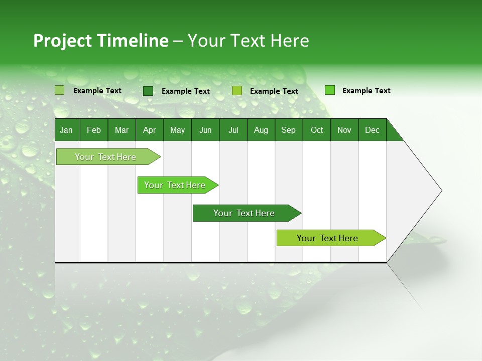 Drop Reflections Dewdrop PowerPoint Template