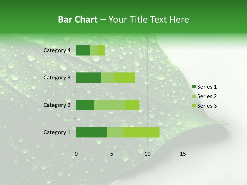 Drop Reflections Dewdrop PowerPoint Template