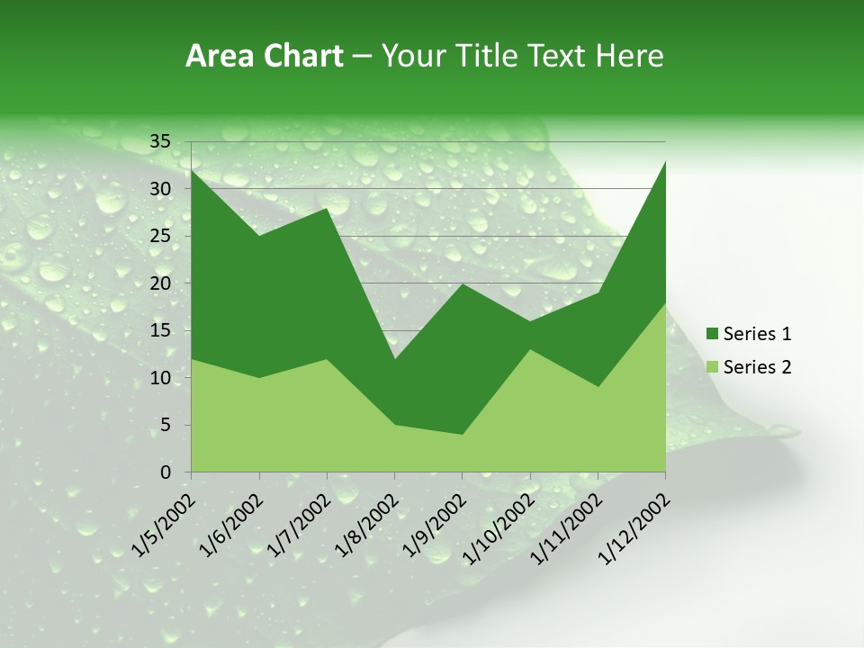 Drop Reflections Dewdrop PowerPoint Template