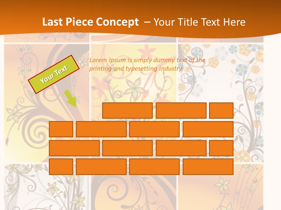 Retro Dirty Element PowerPoint Template
