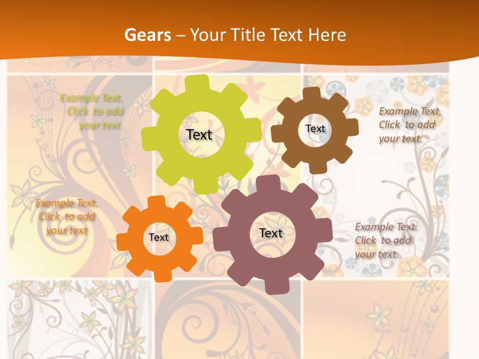Retro Dirty Element PowerPoint Template