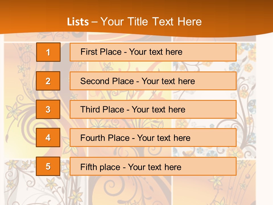 Retro Dirty Element PowerPoint Template