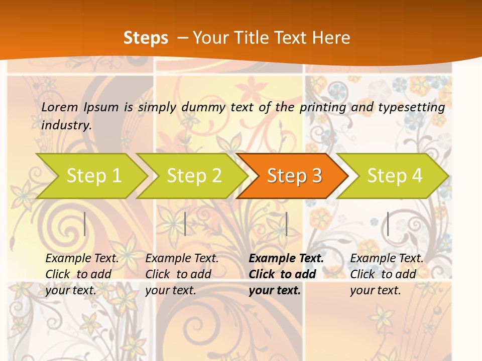 Retro Dirty Element PowerPoint Template