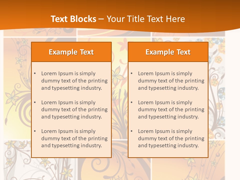 Retro Dirty Element PowerPoint Template