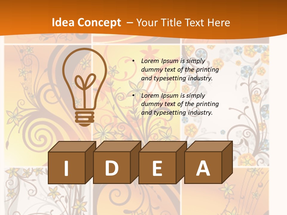 Retro Dirty Element PowerPoint Template
