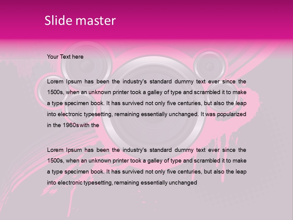 Summer Botany Outdoors PowerPoint Template