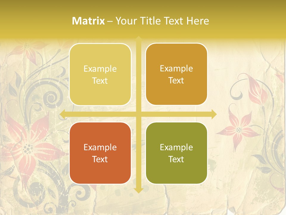 Retro Dirty Element PowerPoint Template