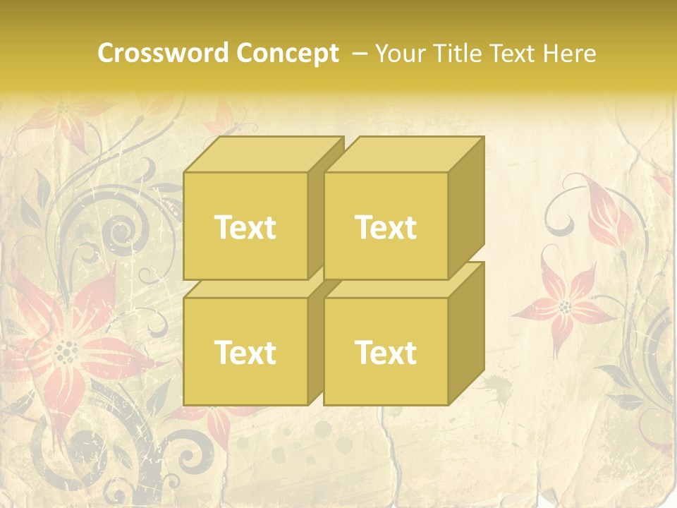 Retro Dirty Element PowerPoint Template