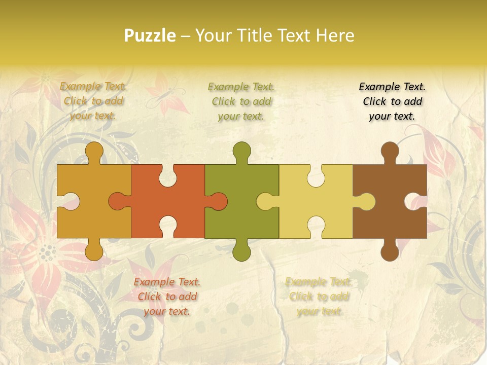 Retro Dirty Element PowerPoint Template