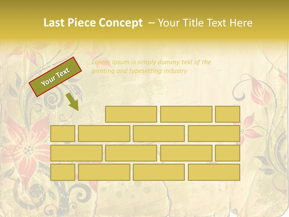 Retro Dirty Element PowerPoint Template