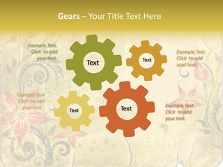 Retro Dirty Element PowerPoint Template