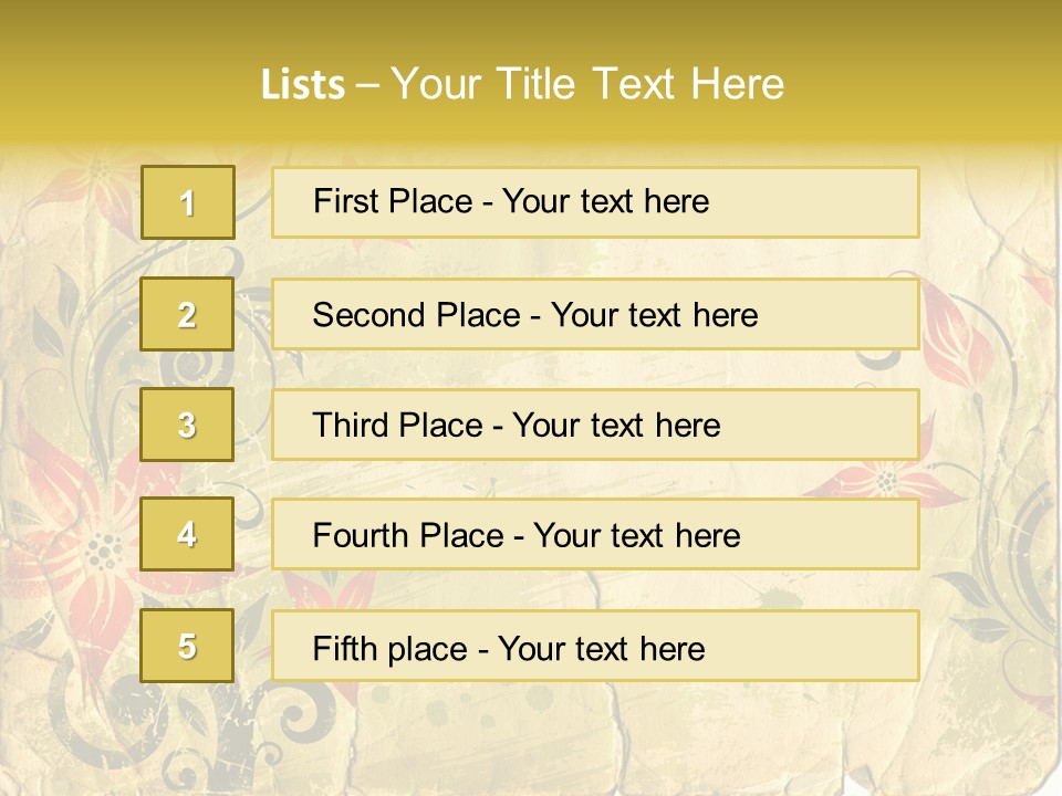 Retro Dirty Element PowerPoint Template