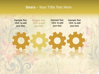 Retro Dirty Element PowerPoint Template