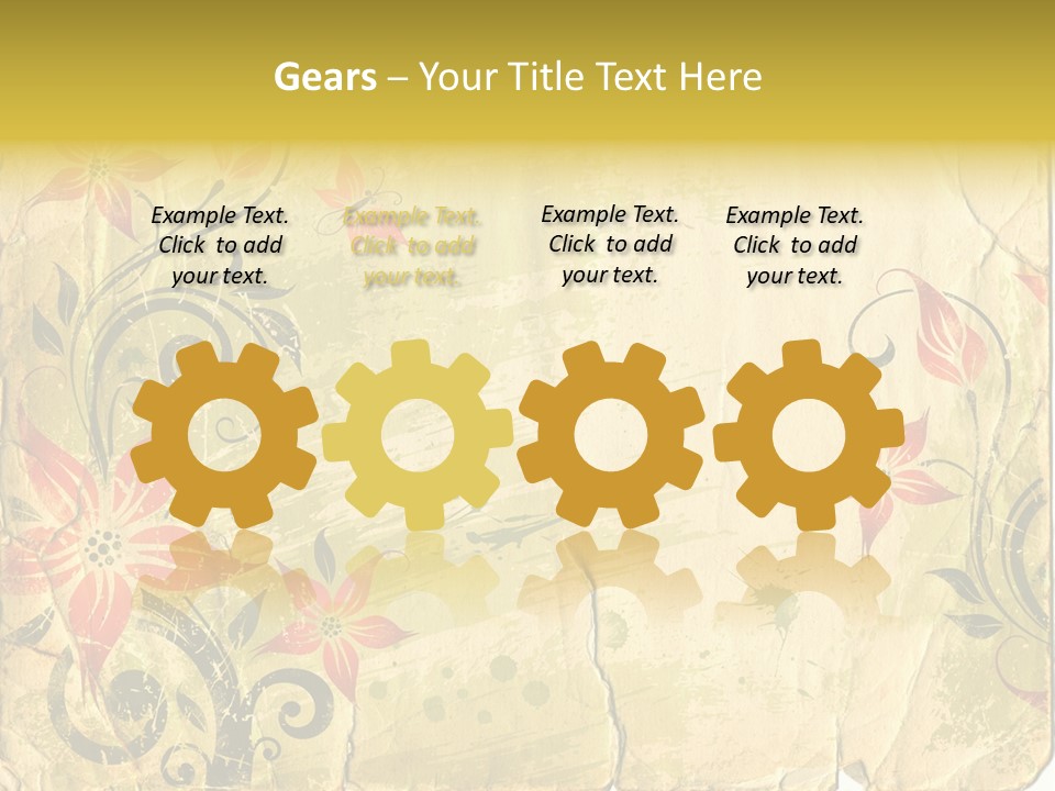 Retro Dirty Element PowerPoint Template