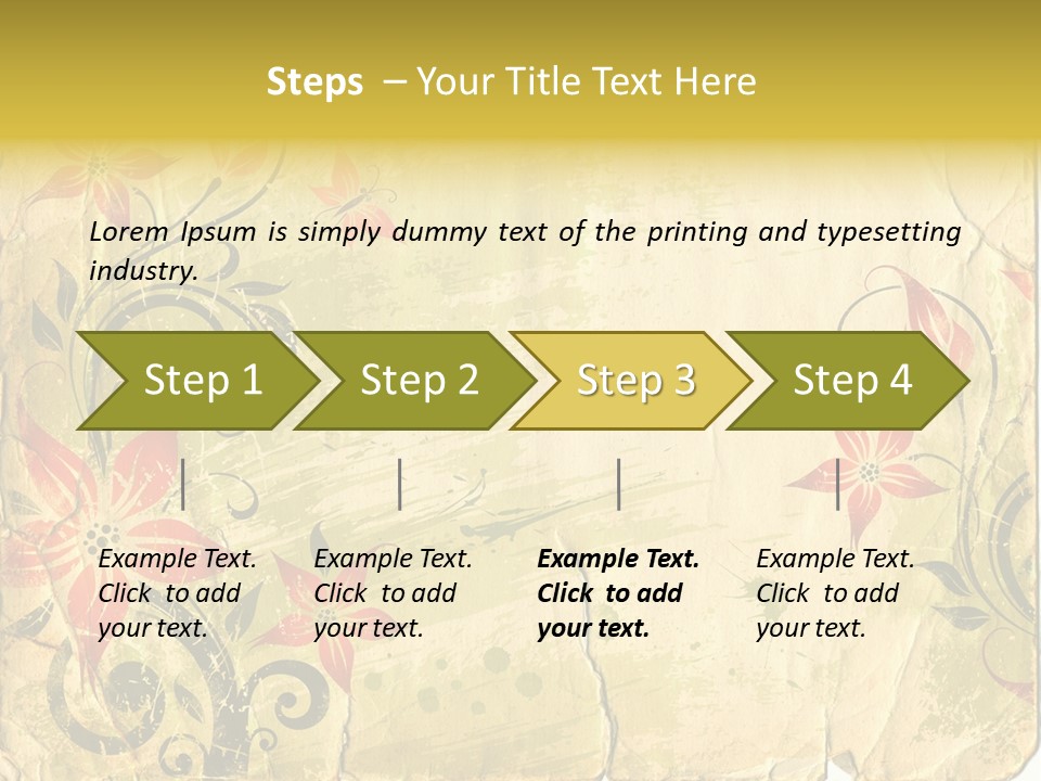 Retro Dirty Element PowerPoint Template