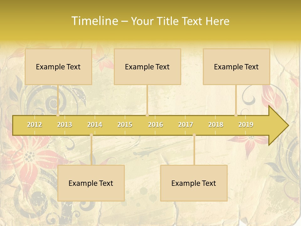 Retro Dirty Element PowerPoint Template