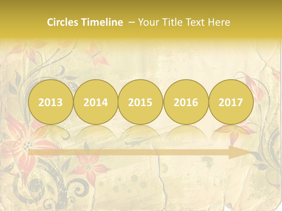 Retro Dirty Element PowerPoint Template