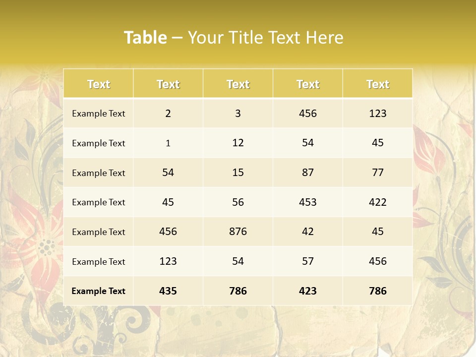 Retro Dirty Element PowerPoint Template
