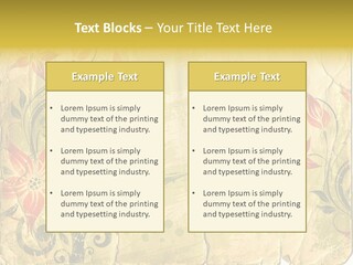 Retro Dirty Element PowerPoint Template
