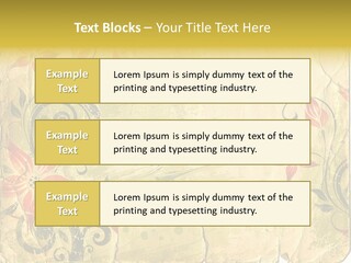 Retro Dirty Element PowerPoint Template