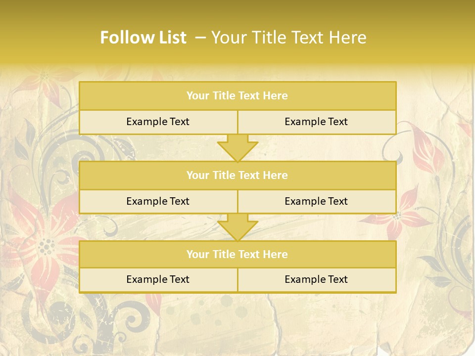 Retro Dirty Element PowerPoint Template