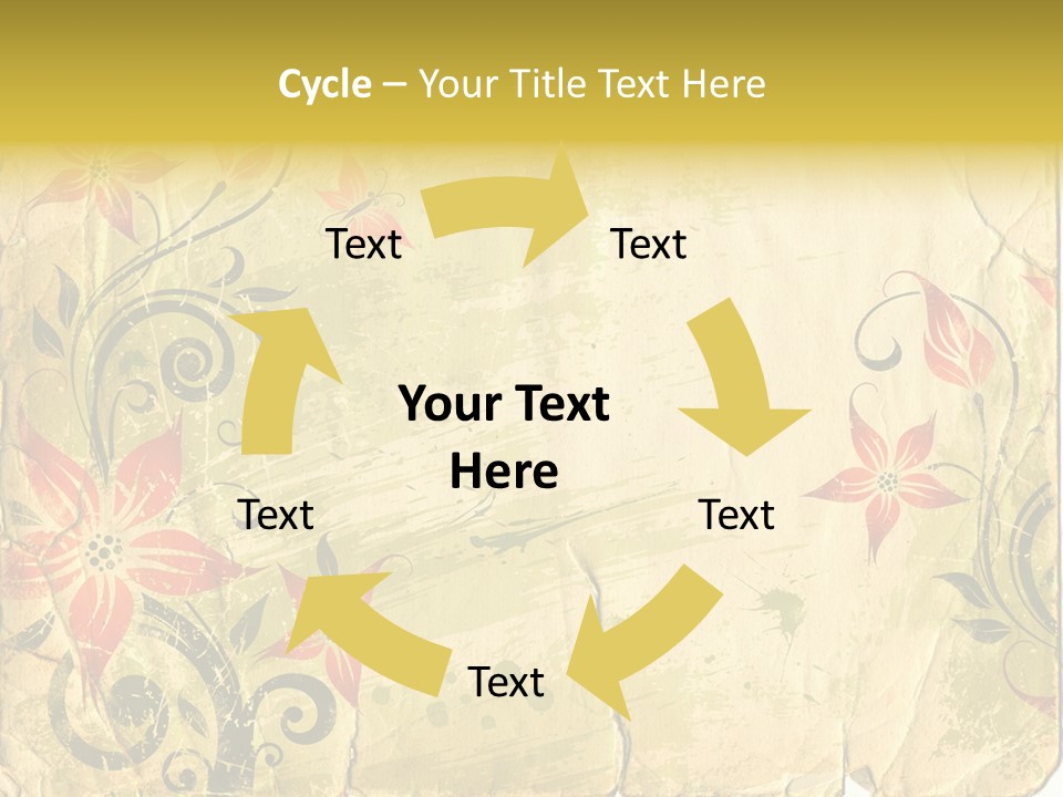 Retro Dirty Element PowerPoint Template