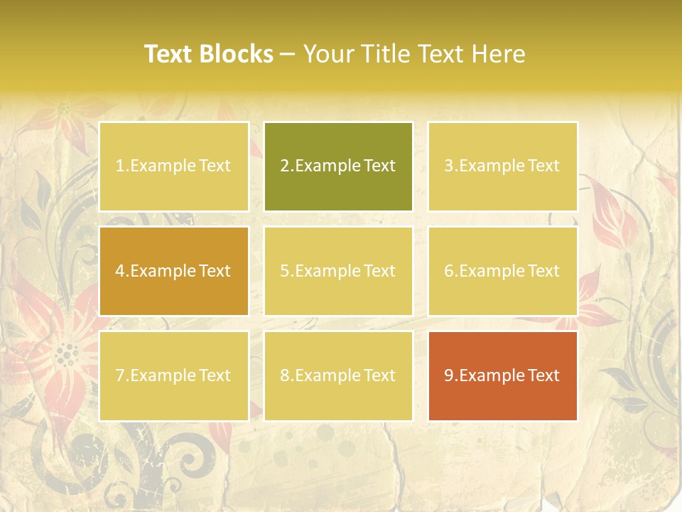Retro Dirty Element PowerPoint Template
