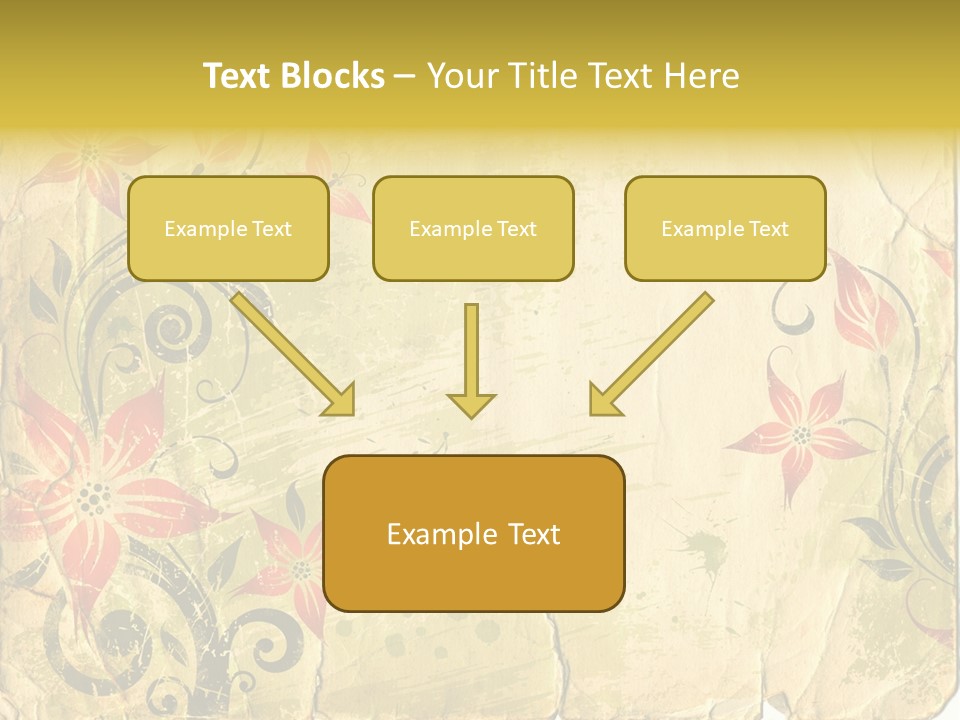 Retro Dirty Element PowerPoint Template