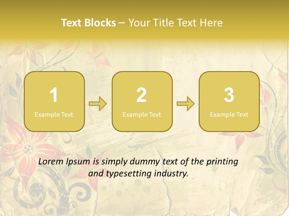 Retro Dirty Element PowerPoint Template