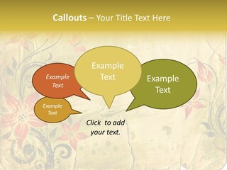 Retro Dirty Element PowerPoint Template
