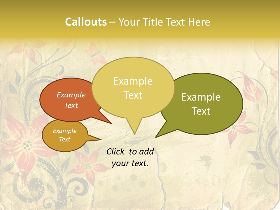 Retro Dirty Element PowerPoint Template