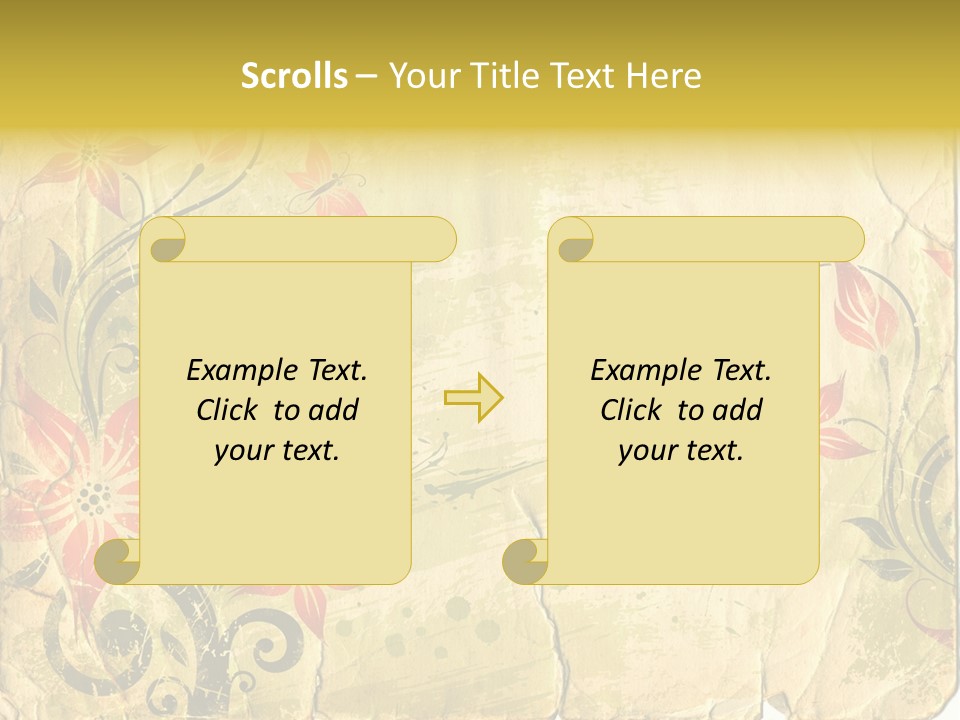 Retro Dirty Element PowerPoint Template